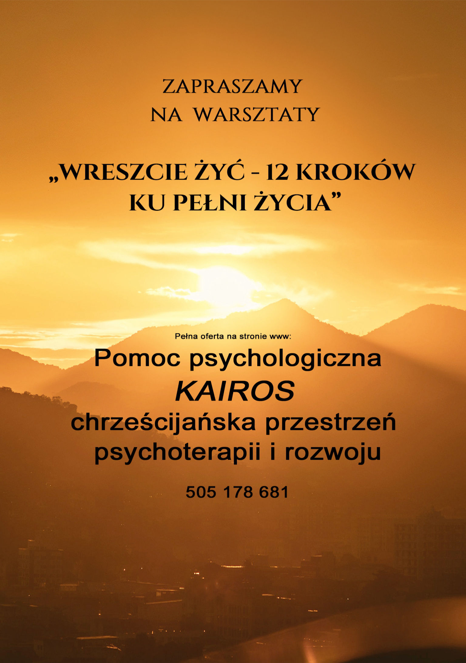 Warsztaty 12 kroków Lublin